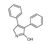 3,4-diphenyl-1,2-dihydropyrrol-5-one Structure