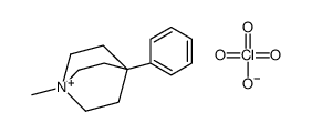 1-methyl-4-phenyl-1-azoniabicyclo[2.2.2]octane,perchlorate Structure