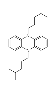 5,10-bis(4-methylpentyl)phenazine结构式