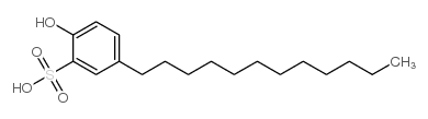 5-dodecyl-2-hydroxybenzenesulfonic acid Structure