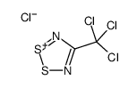 4-(trichloromethyl)-1,2,3,5-dithiadiazol-1-ium,chloride Structure