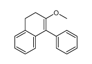 3-methoxy-4-phenyl-1,2-dihydronaphthalene结构式