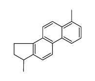 4,17-dimethyl-16,17-dihydro-15H-cyclopenta[a]phenanthrene结构式