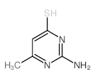 2-amino-6-methylpyrimidine-4-thiol Structure