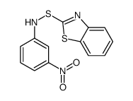 N-(1,3-benzothiazol-2-ylsulfanyl)-3-nitroaniline结构式