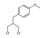 1-[3-chloro-2-(chloromethyl)propyl]-4-methoxybenzene Structure