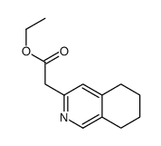 ethyl 2-(5,6,7,8-tetrahydroisoquinolin-3-yl)acetate结构式