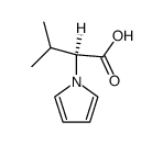 (2S)-3-methyl-2-(1H-pyrrol-1-yl)butanoic acid结构式
