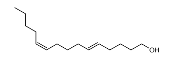 (5E,10Z)-5,10-Pentadecadien-1-ol结构式