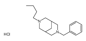 3-benzyl-7-butyl-3-aza-7-azoniabicyclo[3.3.1]nonane,chloride Structure