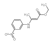 2-Butenoic acid,3-[(3-nitrophenyl)amino]-, ethyl ester Structure