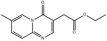 7-Methyl-4-oxo-4H-pyrido[1,2-a]pyrimidine-3-acetic acid ethyl ester Structure