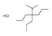 dimethyl(4-propylheptan-4-yl)azanium,chloride结构式