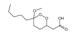 2-(6-methoxy-6-pentyldioxan-3-yl)acetic acid结构式