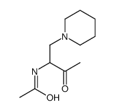 N-(3-oxo-1-piperidin-1-ylbutan-2-yl)acetamide Structure