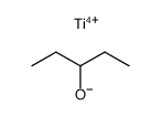 orthotitanic acid tetrakis-(1-ethyl-propyl ester)结构式