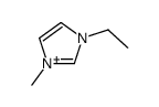1-methyl-3-ethylimidazolium结构式