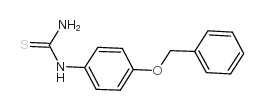 1-(4-Benzyloxyphenyl)-2-thiourea Structure