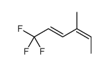 1,1,1-trifluoro-4-methylhexa-2,4-diene结构式