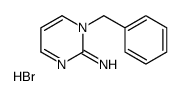 1-benzylpyrimidin-1-ium-2-amine,bromide结构式