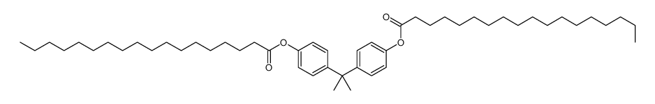 isopropylidenedi-1,4-phenylene distearate结构式
