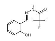 Aceticacid, 2,2,2-trifluoro-, 2-[(2-hydroxyphenyl)methylene]hydrazide Structure