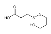 3-(3-hydroxypropyldisulfanyl)propanoic acid结构式