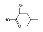 (2S)-4-methyl-2-sulfanylpentanoic acid Structure