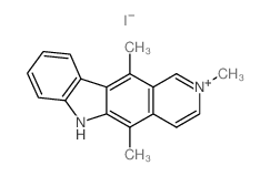 2-Methylellipticinium iodide结构式