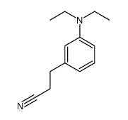 3-[3-(diethylamino)phenyl]propanenitrile Structure