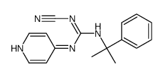 1-cyano-2-(2-phenylpropan-2-yl)-3-pyridin-4-ylguanidine Structure