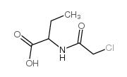 n-chloroacetyl-dl-2-amino-n-butyric acid structure