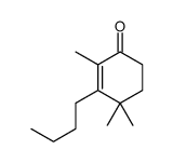 3-butyl-2,4,4-trimethylcyclohex-2-en-1-one Structure