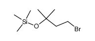 1-bromo-3-methyl-3-trimethyl-silyloxybutane Structure