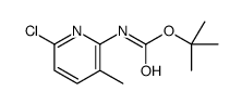 tert-Butyl 6-chloro-3-Methylpyridin-2-ylcarbamate Structure