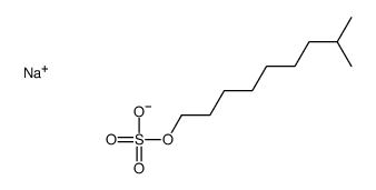 sodium,8-methylnonyl sulfate Structure