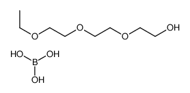 boric acid,2-[2-(2-ethoxyethoxy)ethoxy]ethanol结构式