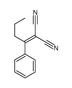 2-(1-phenylbutylidene)propanedinitrile结构式