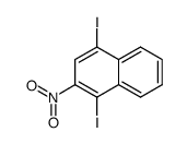 1,4-diiodo-2-nitro-naphthalene Structure