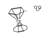 [CpFe(COD)][Li(dme)] Structure