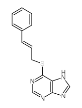 6-cinnamylsulfanyl-5H-purine picture