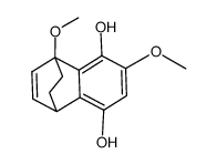 1,4-dihydro-1,7-dimethoxy-1,4-ethanonaphthalene-5,8-diol结构式