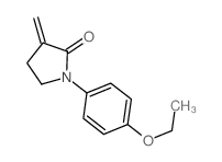 2-Pyrrolidinone,1-(4-ethoxyphenyl)-3-methylene- structure