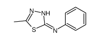 5-methyl-N-phenyl-1,3,4-thiadiazol-2-amine结构式