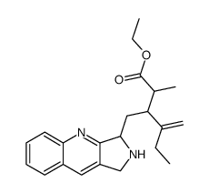 ethyl 3-((2,3-dihydro-1H-pyrrolo[3,4-b]quinolin-3-yl)methyl)-2-methyl-4-methylenehexanoate Structure