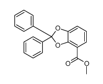 methyl 2,2-diphenyl-1,3-benzodioxole-4-carboxylate结构式