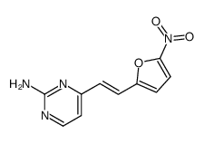 4-[2-(5-nitro-furan-2-yl)-vinyl]-pyrimidin-2-ylamine结构式