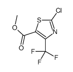 methyl 2-chloro-4-(trifluoromethyl)-1,3-thiazole-5-carboxylate结构式