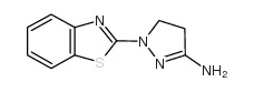 1H-Pyrazol-3-amine,1-(2-benzothiazolyl)-4,5-dihydro-(9CI)结构式