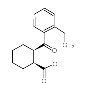 CIS-2-(2-ETHYLBENZOYL)CYCLOHEXANE-1-CARBOXYLIC ACID结构式